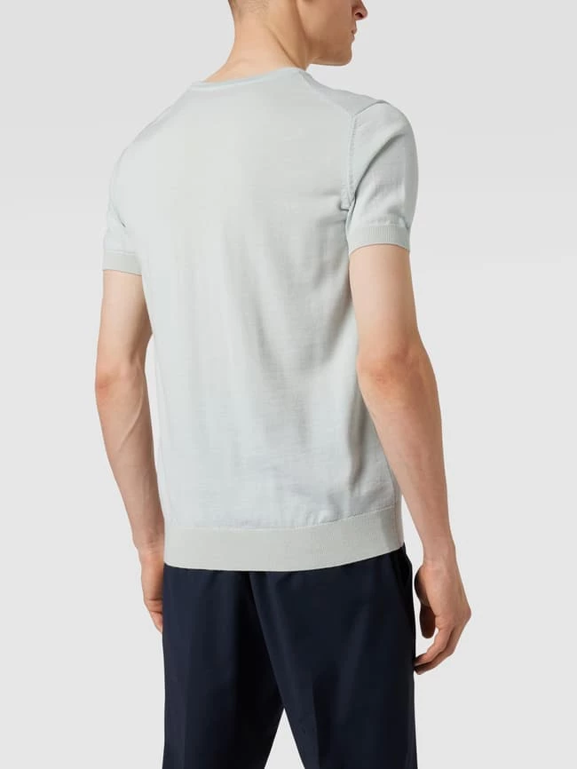 HUGO T-Shirt Aus Schurwolle Modell 'San Ced' - Mint 5 HUGO T-Shirt Aus Schurwolle Modell 'San Ced' - Mint – Bild 5
