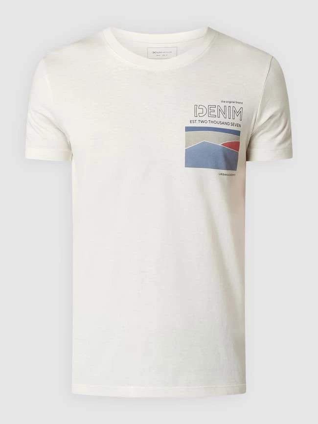 Tom Tailor Denim T-Shirt Mit Print - Offwhite 2 Tom Tailor Denim T-Shirt Mit Print - Offwhite – Bild 2