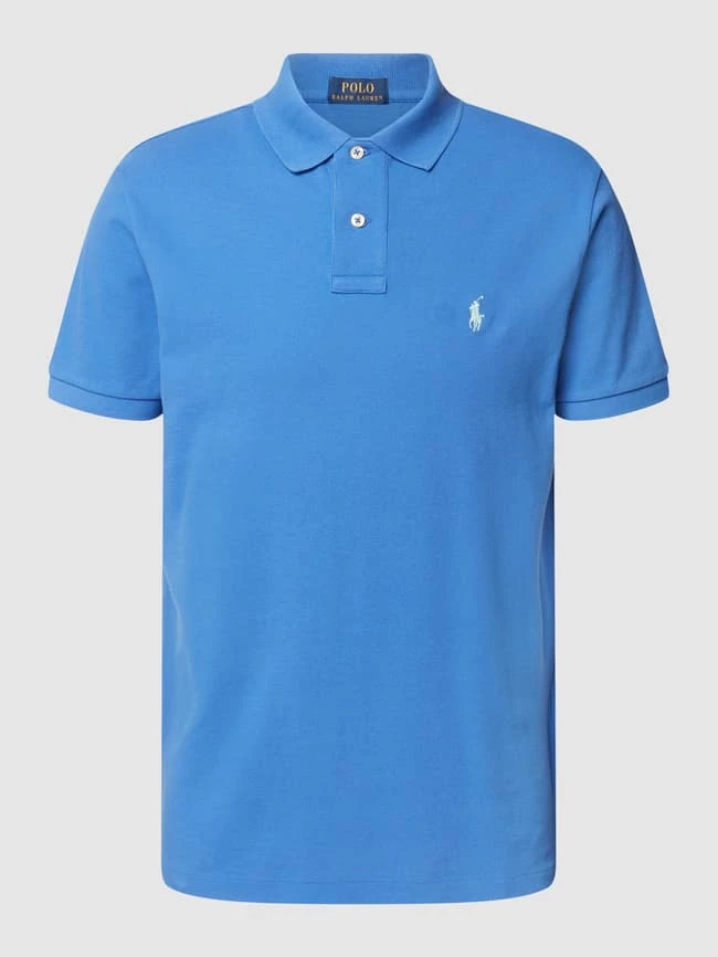 Polo Ralph Lauren Poloshirt Mit Label-Stitching - Royalblau 1 Polo Ralph Lauren Poloshirt Mit Label-Stitching - Royalblau