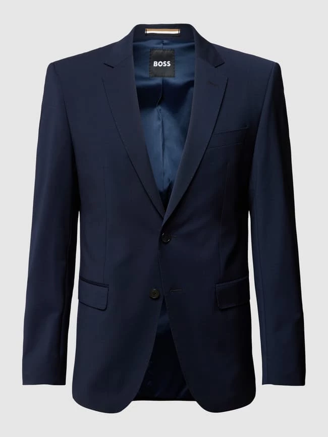 BOSS 2-Knopf-Sakko Mit Kissing Buttons Modell 'Huge' - Marineblau 2 BOSS 2-Knopf-Sakko Mit Kissing Buttons Modell 'Huge' - Marineblau – Bild 2