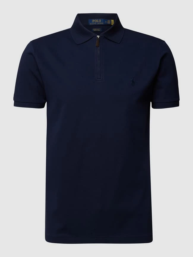 Polo Ralph Lauren Custom Slim Fit Poloshirt Mit Logo-Stitching - Marineblau 2 Polo Ralph Lauren Custom Slim Fit Poloshirt Mit Logo-Stitching - Marineblau – Bild 2