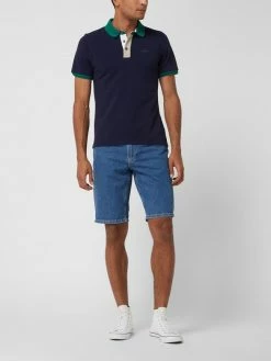 Aeronautica Militare Poloshirt Aus Baumwolle - Marineblau