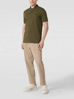 Fred Perry Poloshirt Mit Logo-Stitching - Olivgrün