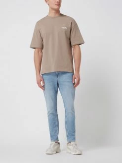 Jack & Jones T-Shirt Aus Baumwolle Modell 'Mash' - Beige