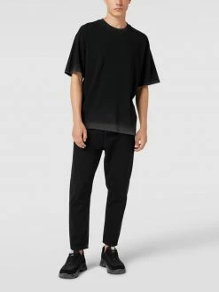 REVIEW T-Shirt Mit Unifarbenem Design - Schwarz