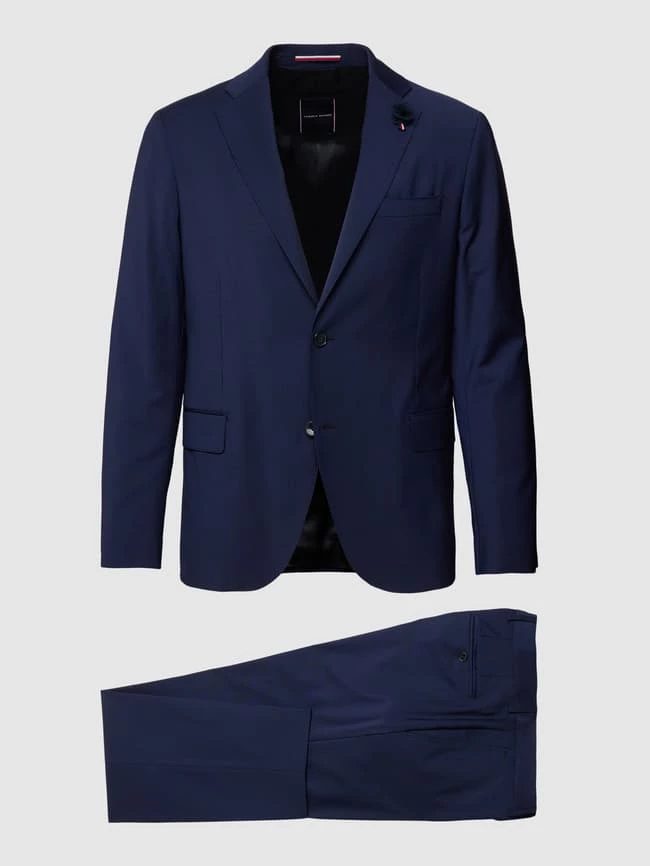 Tommy Hilfiger Anzug Mit Nadelstreifen Modell 'Constructed' - Royalblau 2 Tommy Hilfiger Anzug Mit Nadelstreifen Modell 'Constructed' - Royalblau – Bild 2
