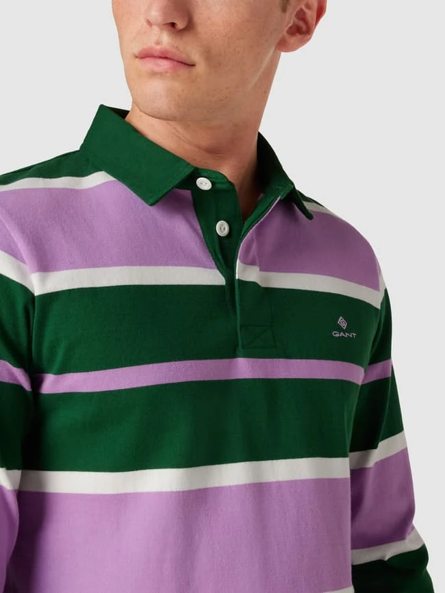 Gant Poloshirt Mit Logo-Stitching - Violett 3 Gant Poloshirt Mit Logo-Stitching - Violett – Bild 3