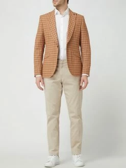 CG - Club Of Gents 1-Knopf-Sakko Mit Seide-Anteil Modell 'Chuck' - Rostrot