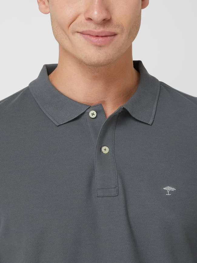 Fynch-Hatton Poloshirt Aus Supima®-Baumwolle - Anthrazit 3 Fynch-Hatton Poloshirt Aus Supima®-Baumwolle - Anthrazit – Bild 3