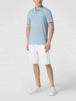 BOSS Poloshirt Mit Label-Stitching Modell 'Pallas' - Hellblau