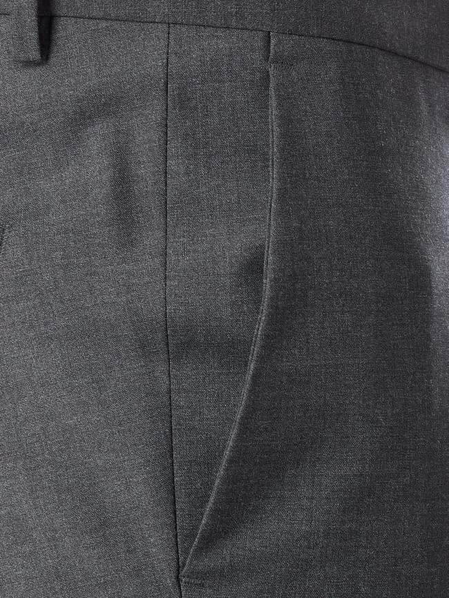 HUGO Anzughose Aus Schurwoll-Mix Modell 'Hesten' - Anthrazit 2 HUGO Anzughose Aus Schurwoll-Mix Modell 'Hesten' - Anthrazit – Bild 2