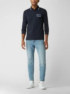 ARMANI EXCHANGE Poloshirt Aus Baumwolle - Marineblau