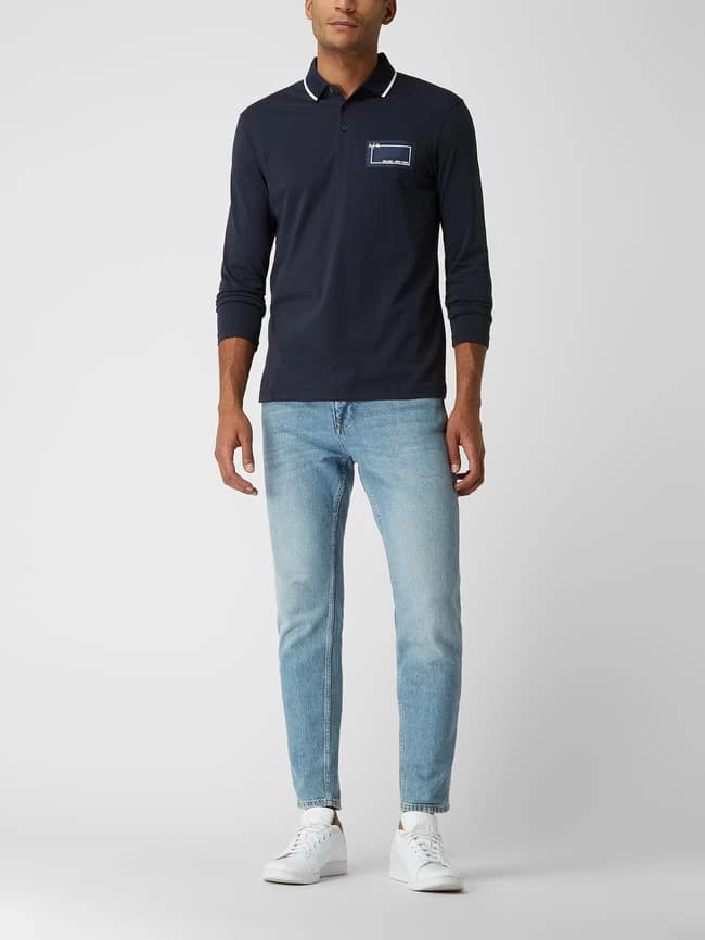 ARMANI EXCHANGE Poloshirt Aus Baumwolle - Marineblau 1 ARMANI EXCHANGE Poloshirt Aus Baumwolle - Marineblau