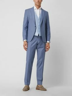 Wilvorst 2-Knopf-Sakko Mit Stretch-Anteil - Bleu