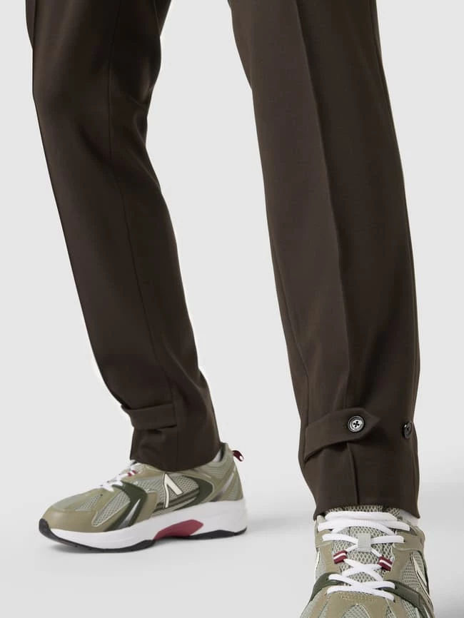 Tommy Hilfiger Anzughose Aus Viskose-Mix - Olivgrün 3 Tommy Hilfiger Anzughose Aus Viskose-Mix - Olivgrün – Bild 3